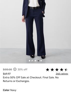 Camel color BOOTCUT SCULPTED PANTs